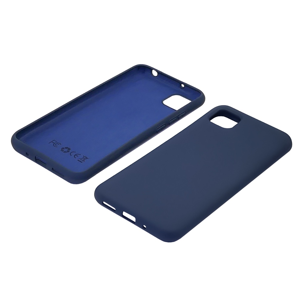 Чехол Full Nano Silicone Case для Xiaomi Redmi 9C/ Redmi 10A/ Poco C3 цвет  17 тёмно-синий (без отверстия для сканера отпечатка пальца)