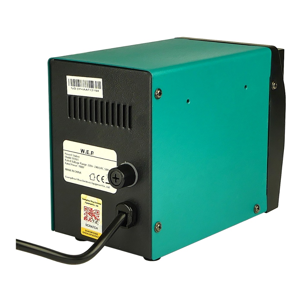 Паяльная станция WEP 959D-I, фен, цифровая индикация, 700W, t 100-500 C