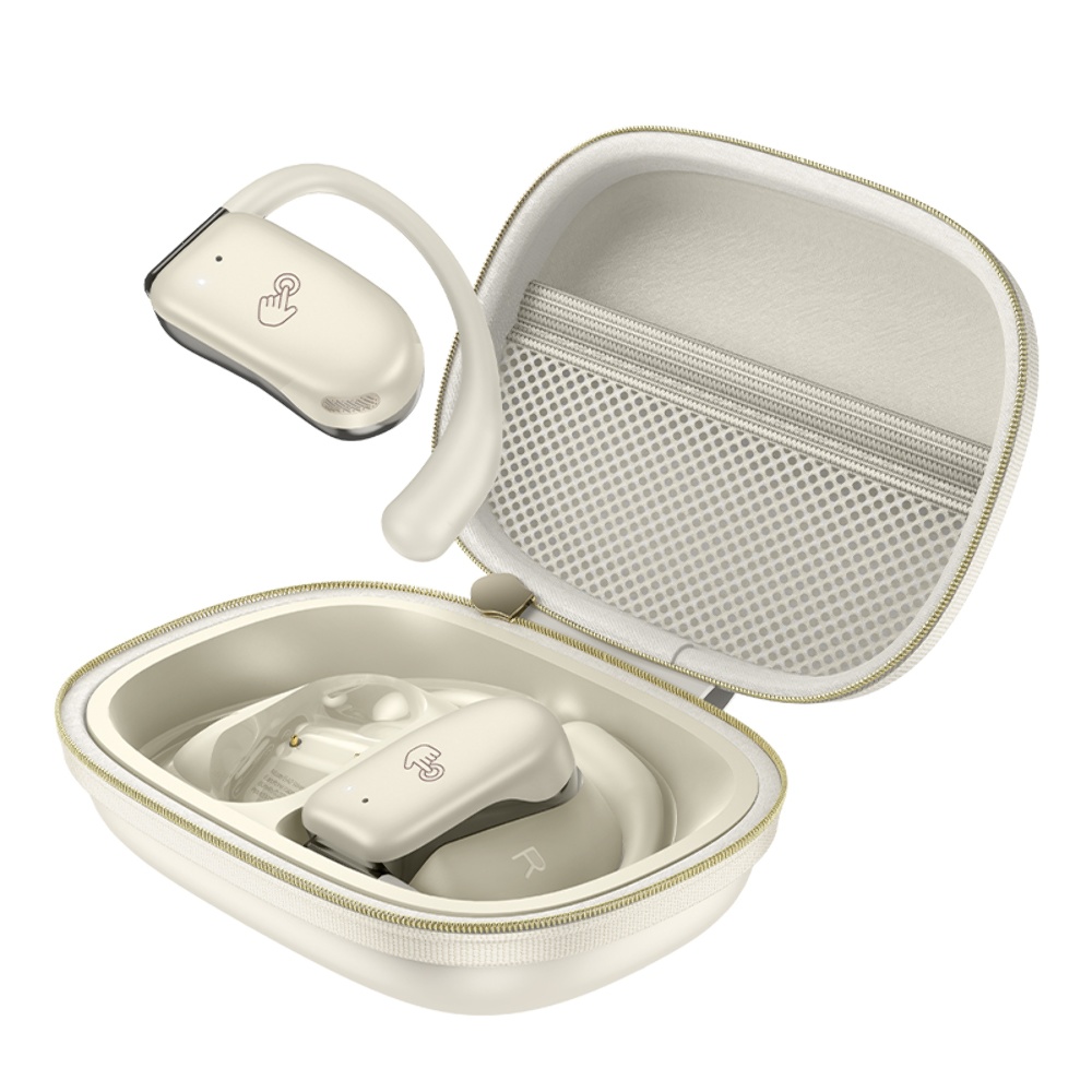 Беспроводные TWS наушники Hoco EA2 открытые milky white
