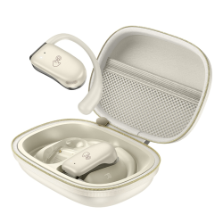 Беспроводные TWS наушники Hoco EA2 открытые milky white