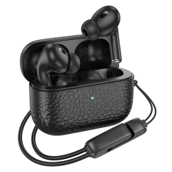 Беспроводные TWS наушники Hoco EQ9 Plus вакуумные black Беспроводные TWS наушники Hoco EQ9 Plus вакуумные black