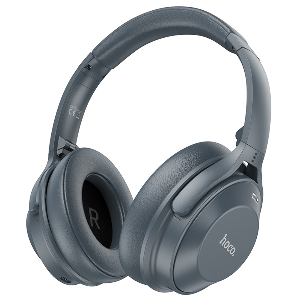 Беспроводные наушники Hoco W37 накладные smoky blue