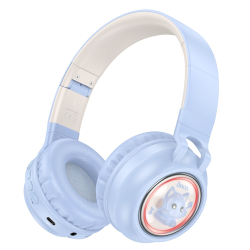 Беспроводные наушники Hoco W50 накладные blue