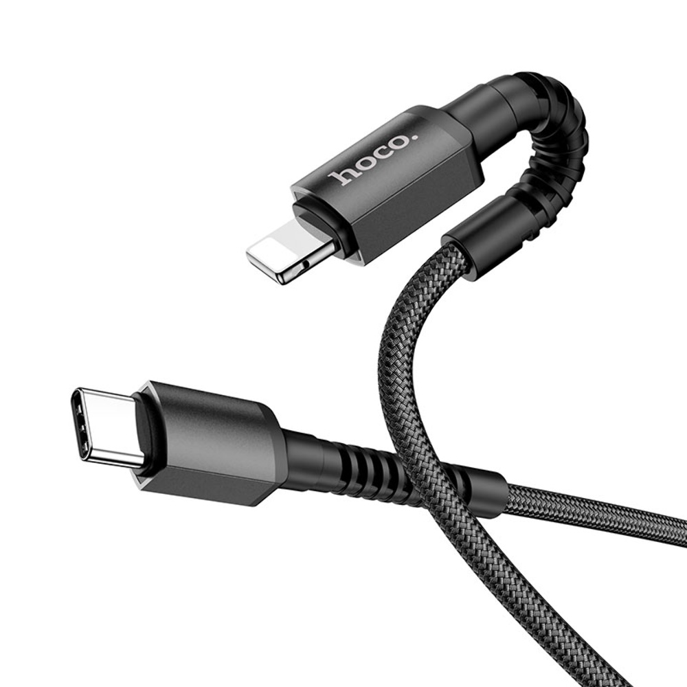 Кабель Hoco X71 Type-C to Lightning PD 1m black