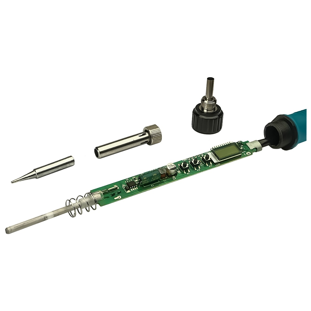 Паяльник WEP 928D-V, жало 900M, термоэлемент Hakko, цифровая индикация, выключатель, рег. t 200-500 C, 220V, 60W
