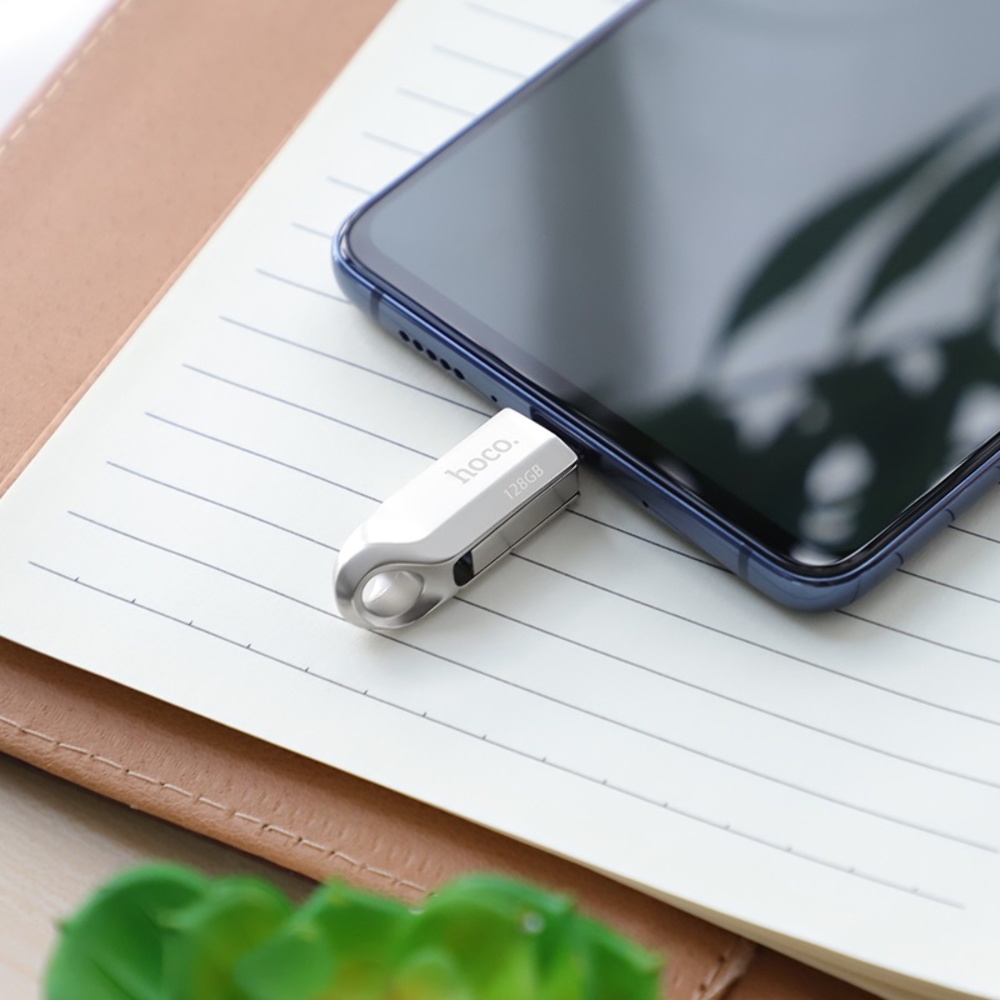 USB накопитель Hoco UD8 128GB Smart Type-C 3.0 серебристый