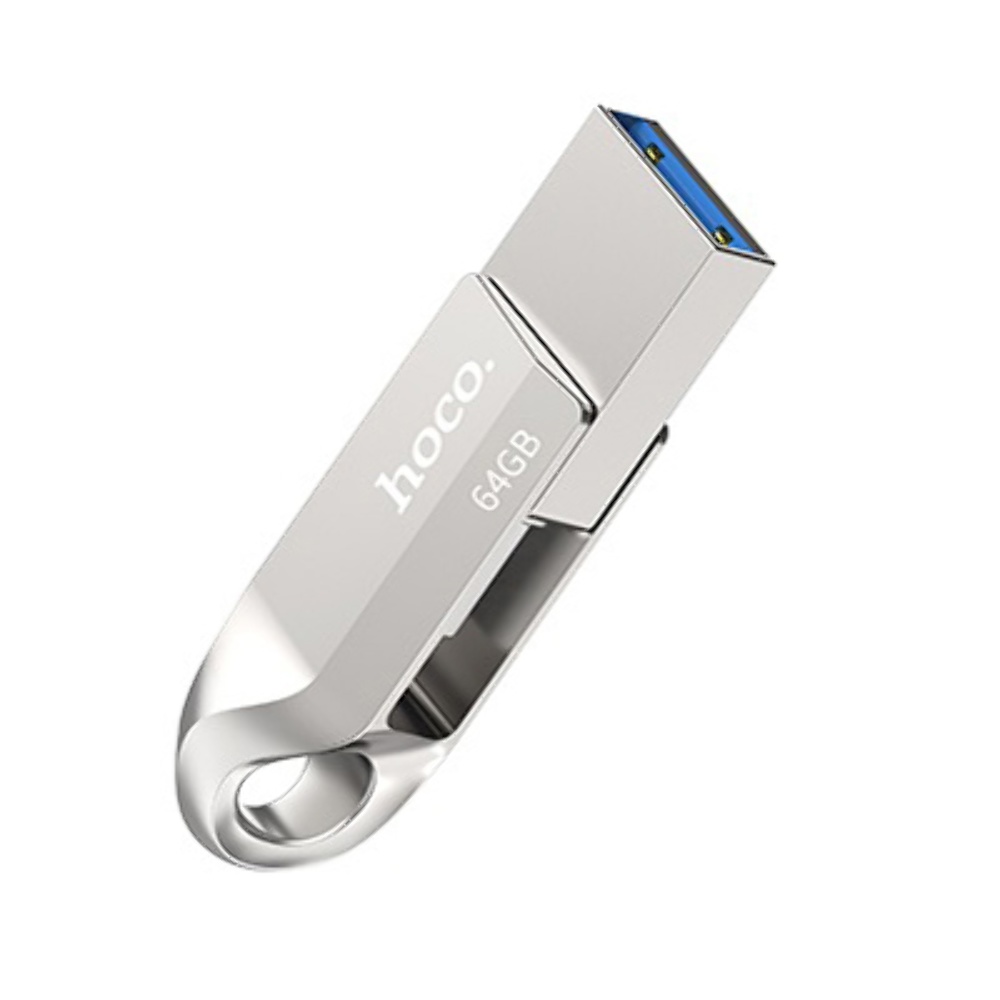 USB накопитель Hoco UD8 64GB Smart Type-C 3.0 серебристый