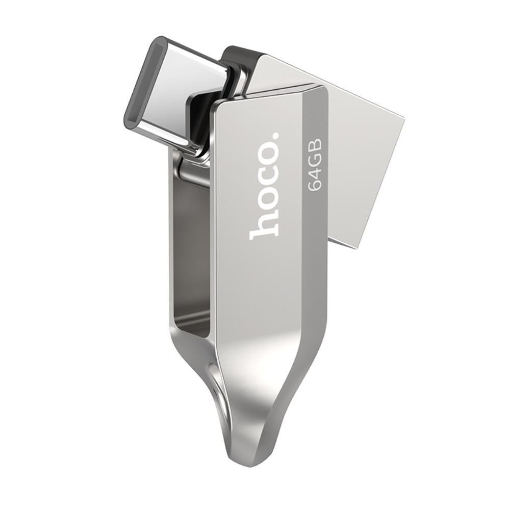 USB накопитель Hoco UD8 64GB Smart Type-C 3.0 серебристый