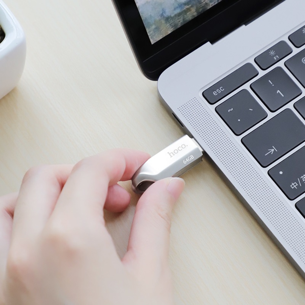 USB накопитель Hoco UD8 64GB Smart Type-C 3.0 серебристый