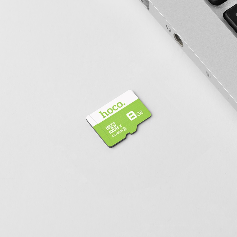 Карта памяти Hoco TF SDHC 8GB high speed зелёная