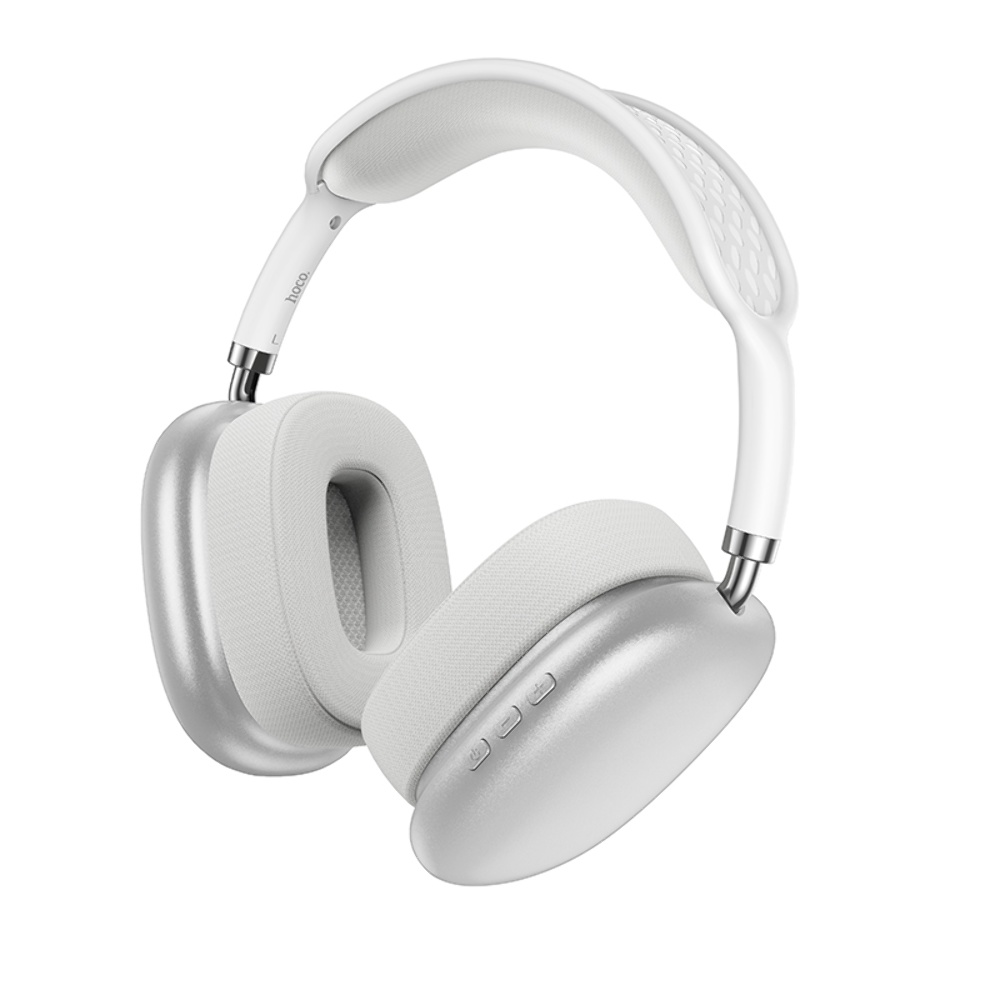 Беспроводные наушники Hoco ESD15 накладные silver