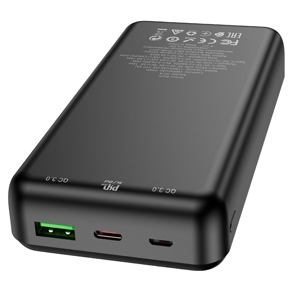 Power bank Hoco J87A PD20W+QC3.0 20000mAh чёрный
