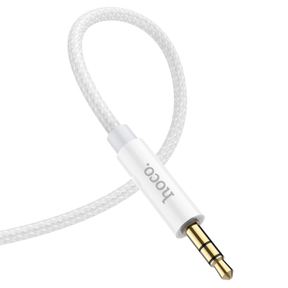 AUX кабель Hoco UPA19 Lightning to Jack 3.5 1m серебристый