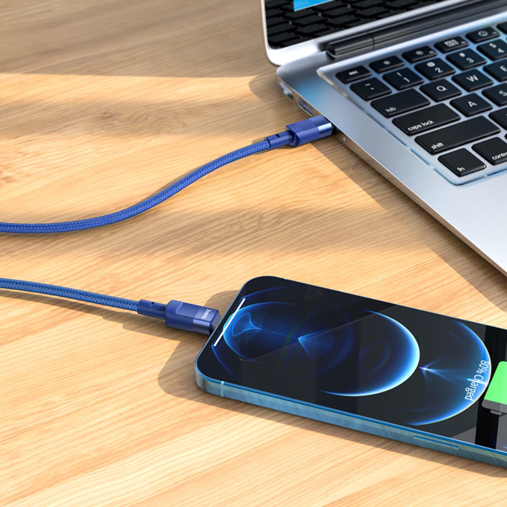 Кабель Hoco U106 Type-C to Lightning PD 1.2m blue