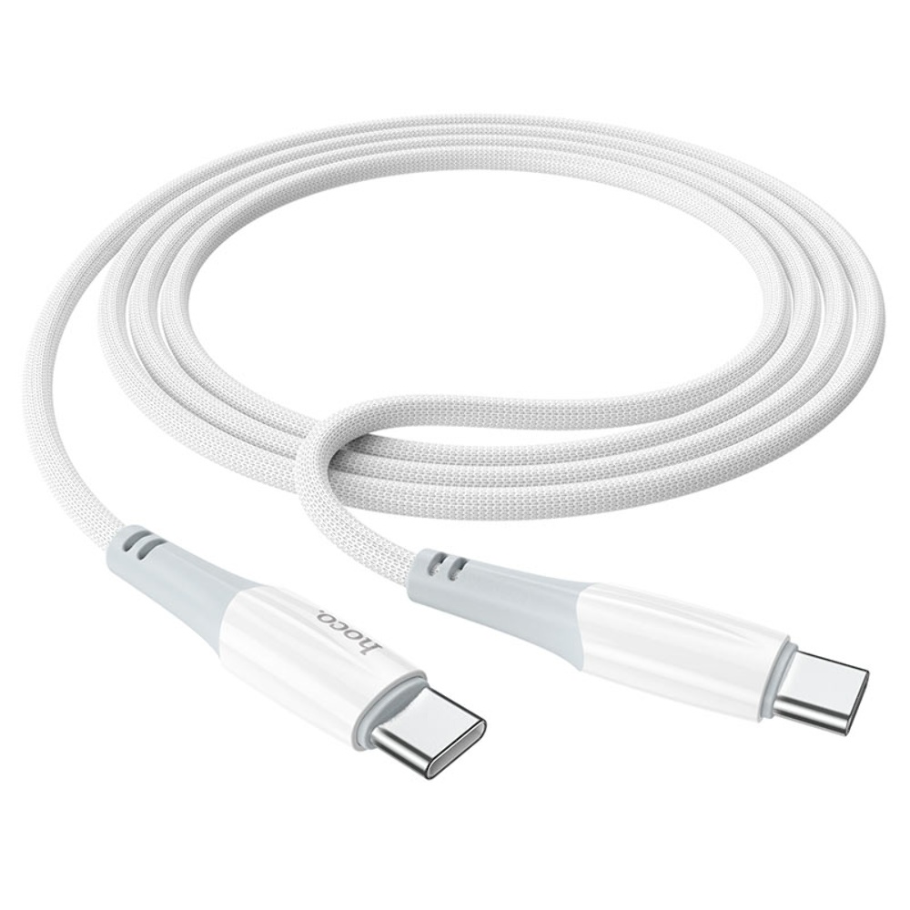 Кабель Hoco X70 Type-C to Type-C PD 60W 1m white