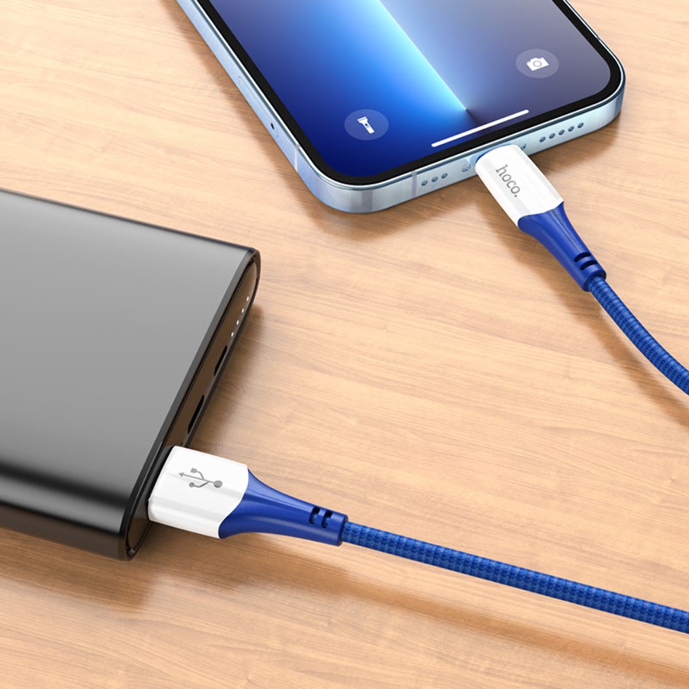 Кабель Hoco X70 USB to Lightning 1m blue