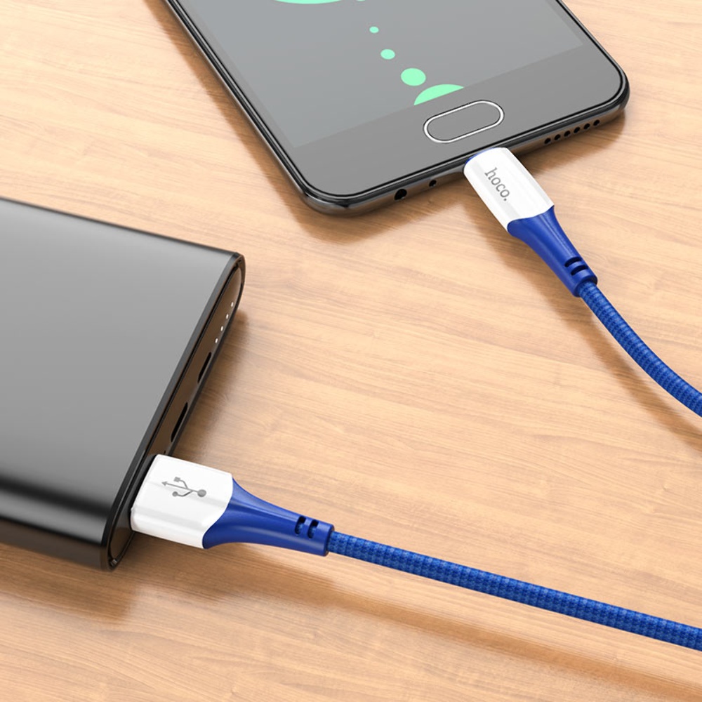Кабель Hoco X70 USB to MicroUSB 1m blue
