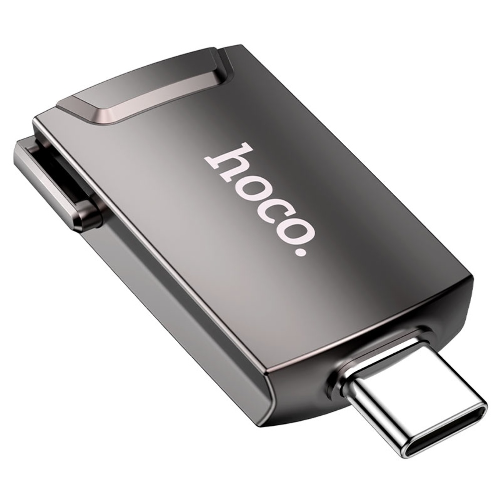 Адаптер переходник Hoco UA19 4K Type-C to HDMI (F) серый