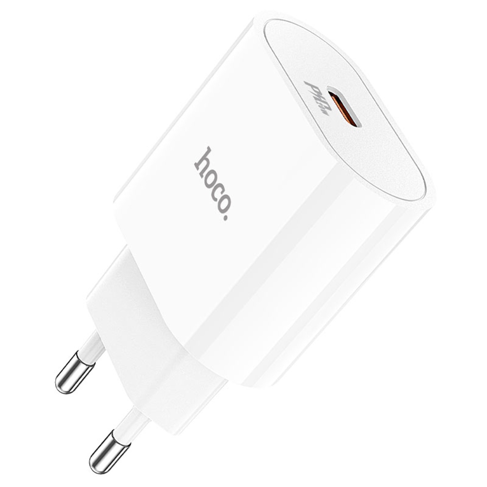 Сетевое зарядное устройство Hoco C94A Type-C PD 20W белое