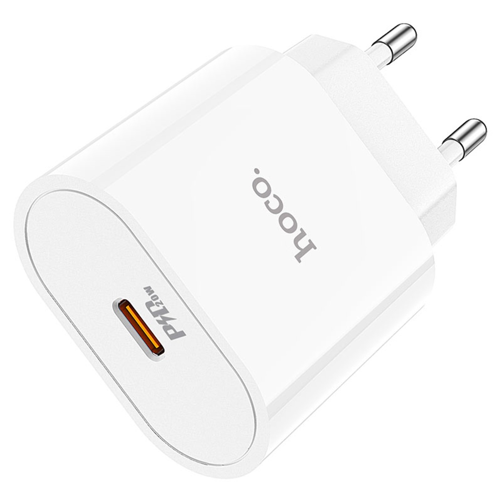Сетевое зарядное устройство Hoco C94A Type-C PD 20W белое
