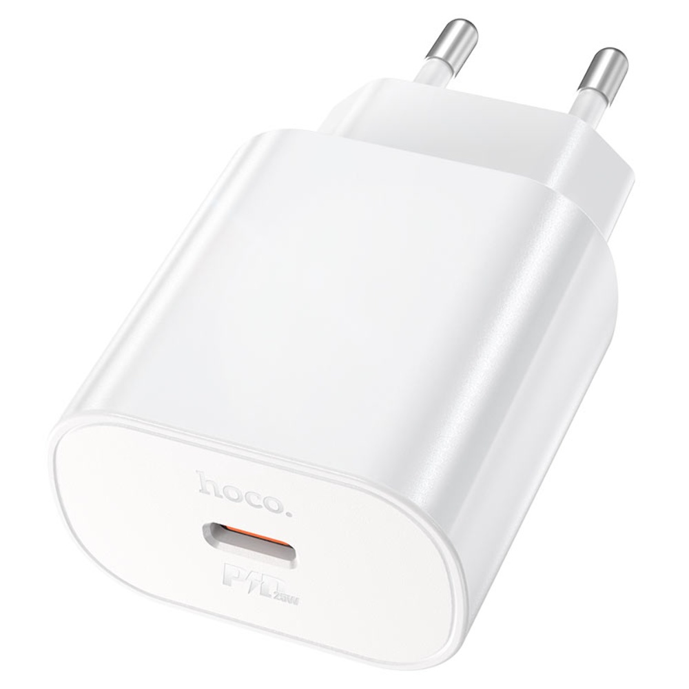 Сетевое зарядное устройство Hoco N22 Type-C PD 25W белое