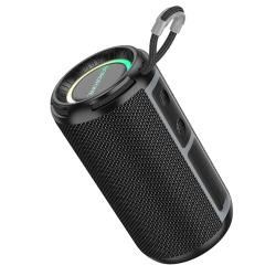 Портативная Bluetooth колонка Borofone BR37 TWS с LED подсветкой black