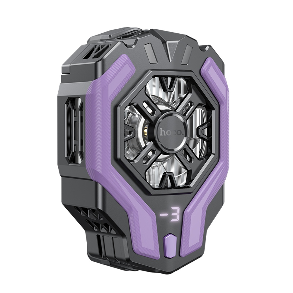 Мобильный куллер Hoco GM26 Type-C black purple