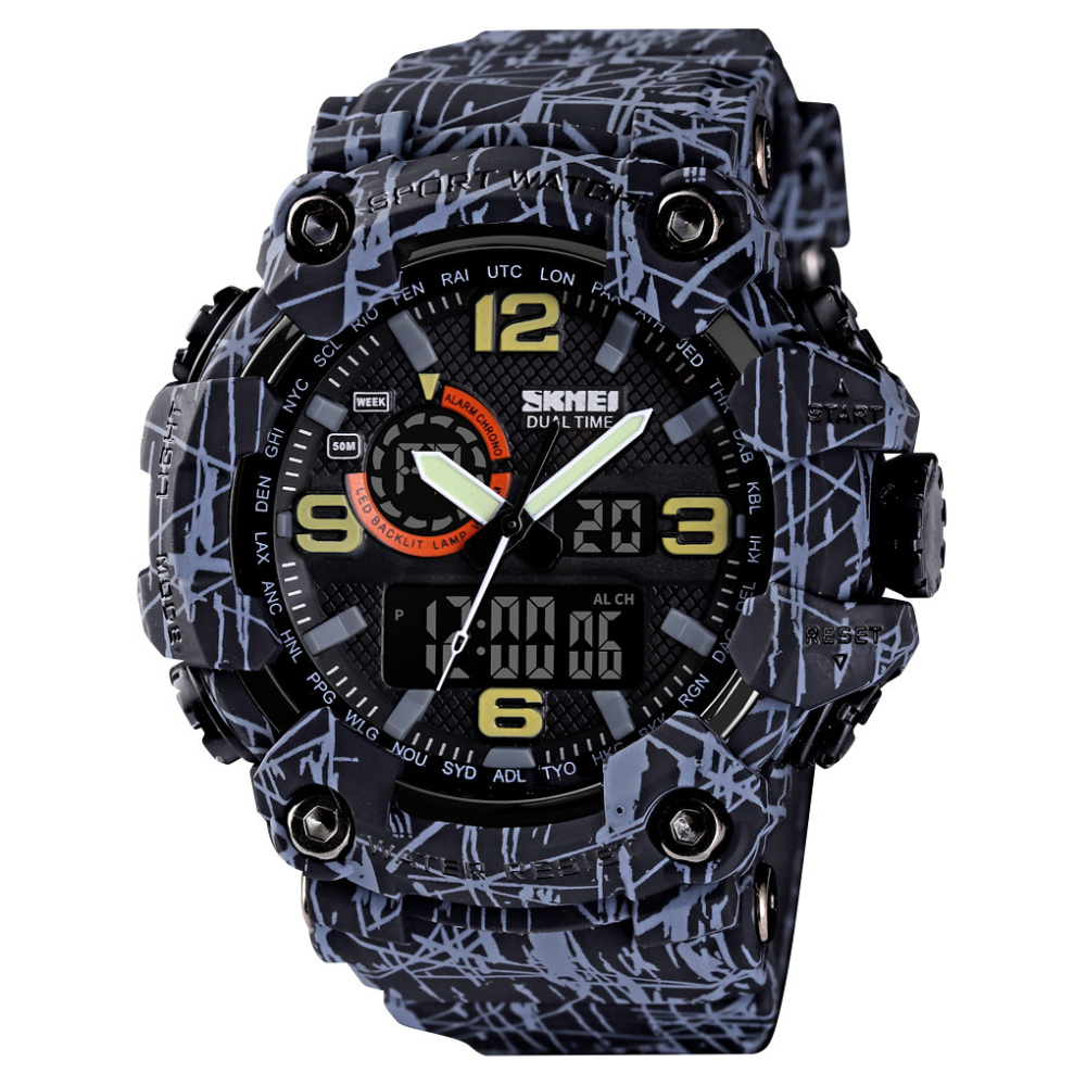 Skmei 1520GYBK gray black. SALE