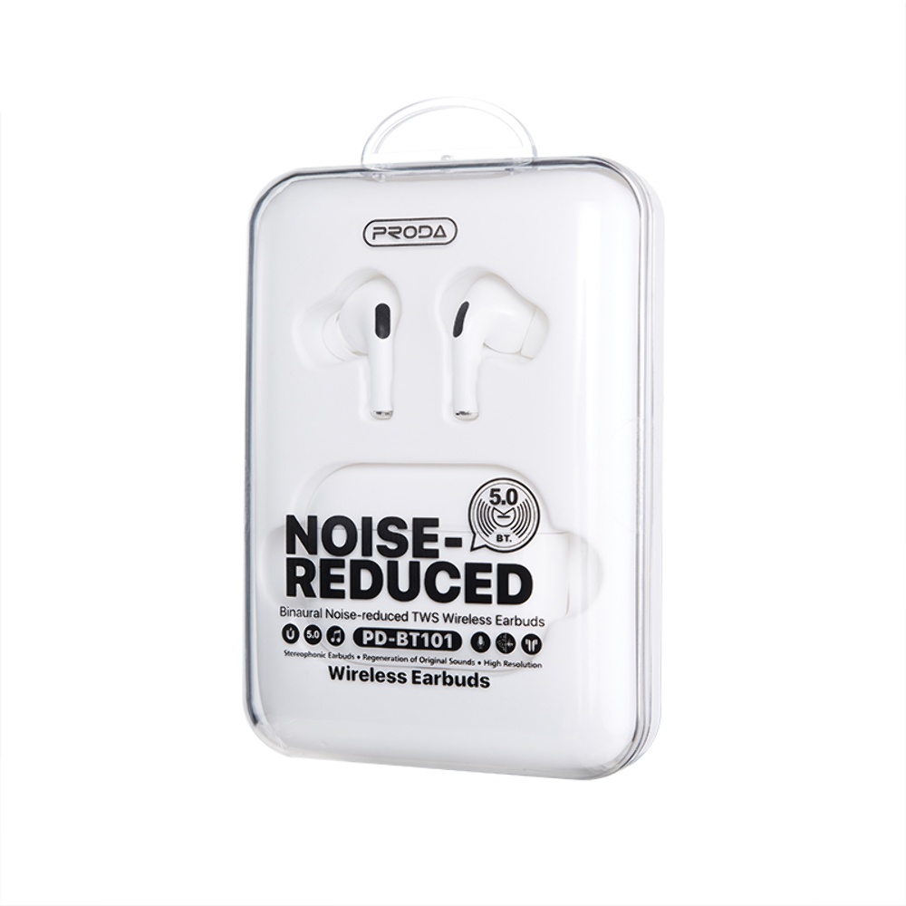 Беспроводные TWS наушники Remax PD-BT101 вакуумные white