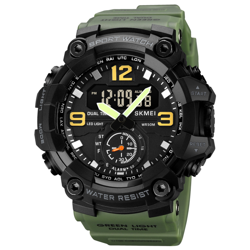 Skmei 1965AG army green.