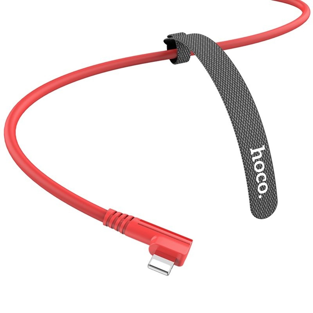 Кабель Hoco U83 USB to Lightning 1.2m red