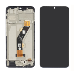 Дисплей для INFINIX Smart 7 (X6515) с чёрным тачскрином и корпусной рамкой