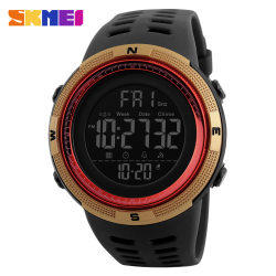 Skmei 1251GDRD Black-Gold-Red SALE Skmei 1251GDRD Black-Gold-Red SALE