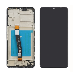Дисплей для Samsung A226B Galaxy A22 5G (2021) с чёрным тачскрином и корпусной рамкой Дисплей для Samsung A226B Galaxy A22 5G (2021) с чёрным тачскрином и корпусной рамкой