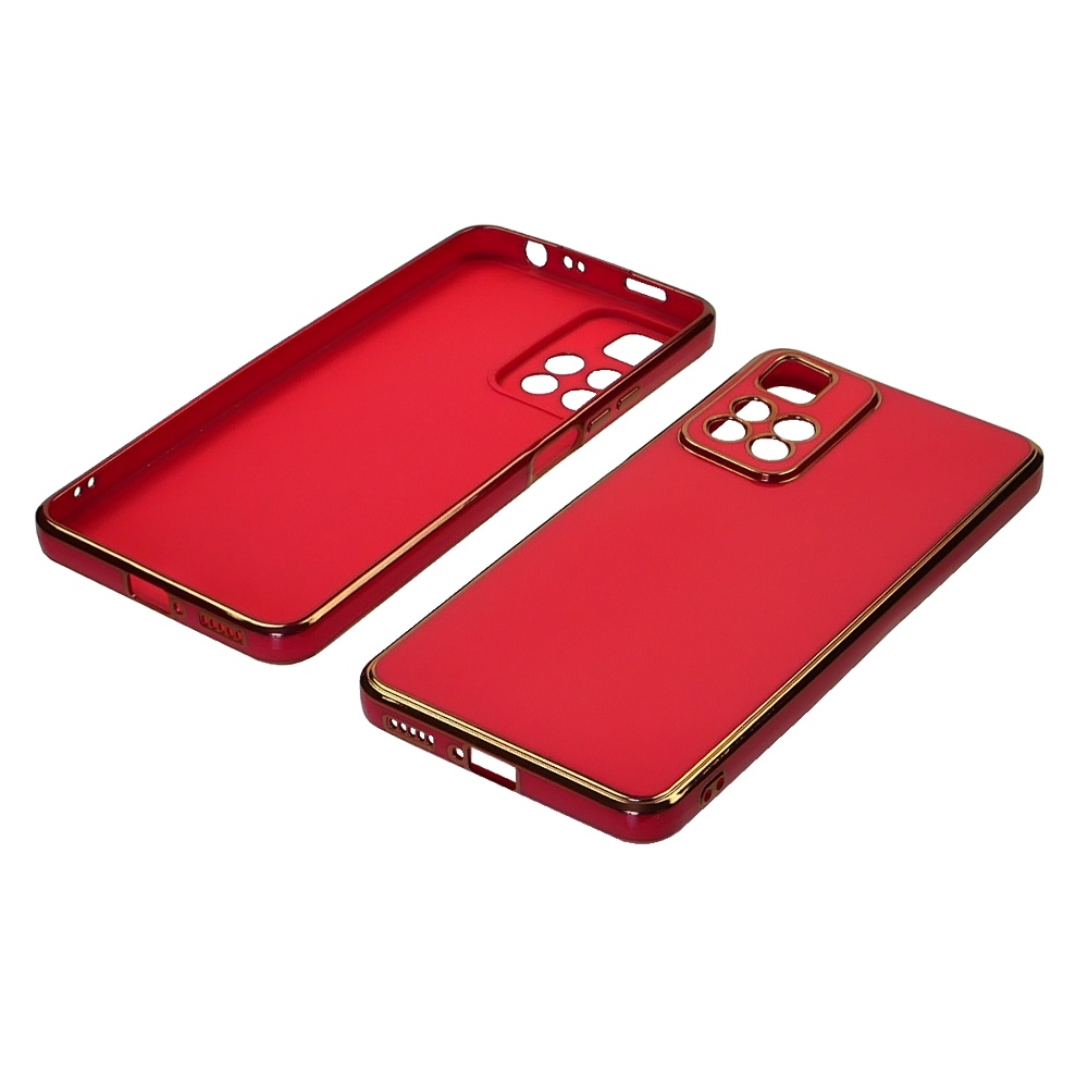 Чехол Glossy Color для Xiaomi Redmi Note 11 Pro (India)/ Redmi Note 11 Pro+ цвет  3 коралловый