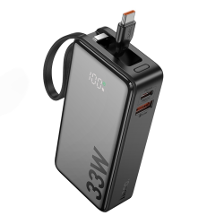 Power bank Hoco Q27A 10000mAh 33W black Power bank Hoco Q27A 10000mAh 33W black