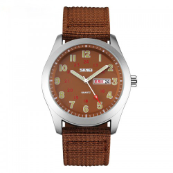 Skmei 9112BN Silver-Brown Skmei 9112BN Silver-Brown
