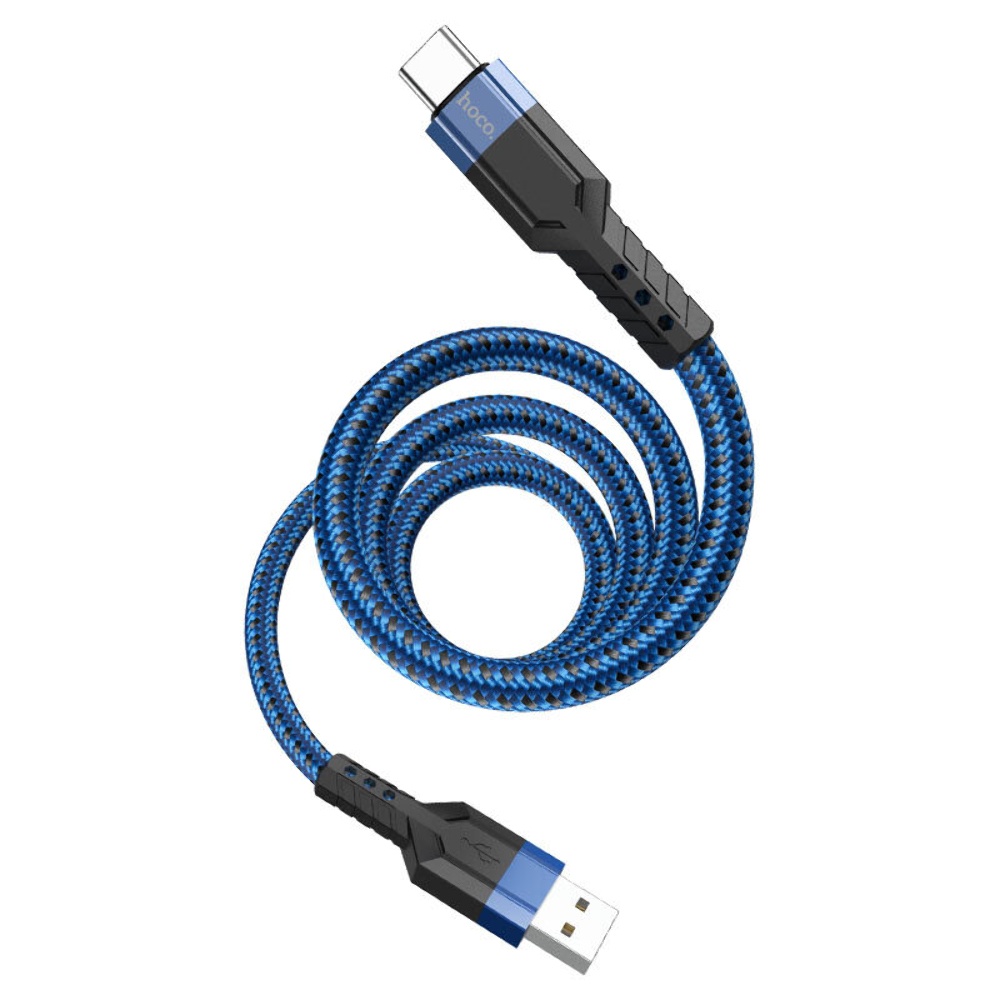 Кабель Hoco U110 USB to Type-C 1.2m blue