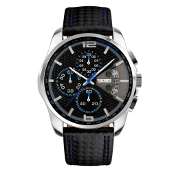 Skmei 9106BU Silver-Black-Blue