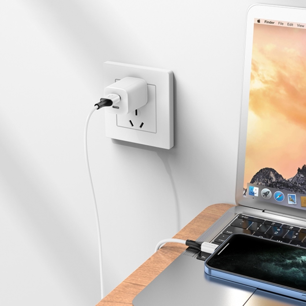 Кабель Borofone BX79 USB to Lightning 1m white