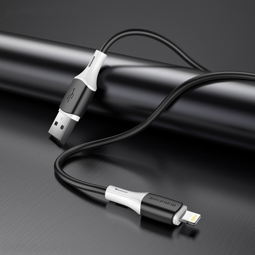 Кабель Borofone BX79 USB to Lightning 1m black