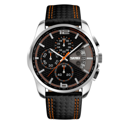 Skmei 9106OG Silver-Black-Orange Skmei 9106OG Silver-Black-Orange