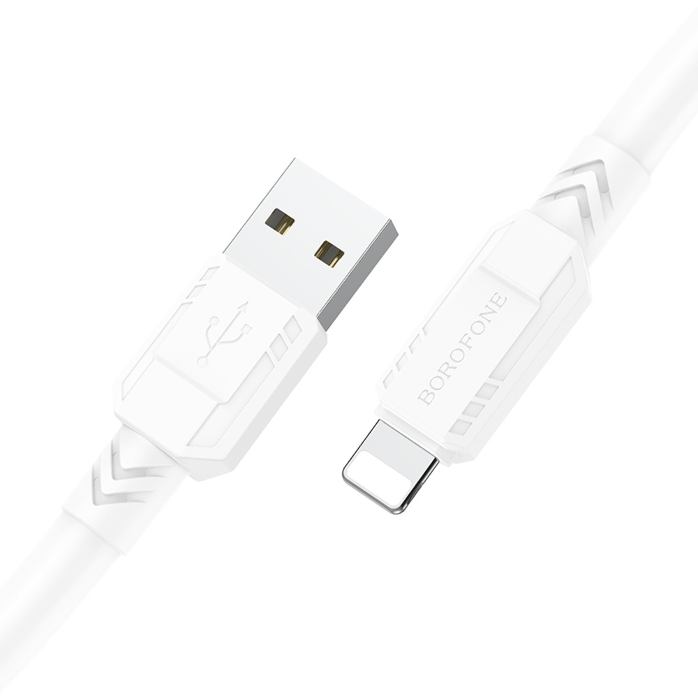 Кабель Borofone BX81 USB to Lightning 1m white