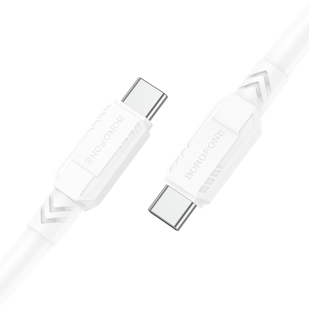 Кабель Borofone BX81 Type-C to Type-C PD 60W 1m white