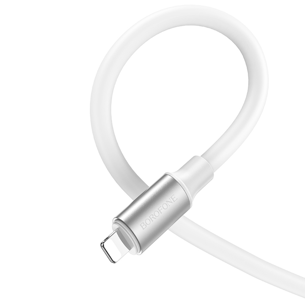 Кабель Borofone BX82 USB to Lightning 1m white