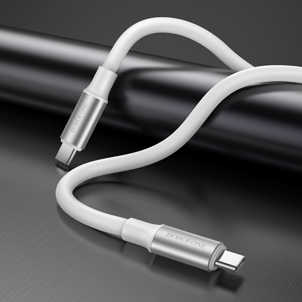 Кабель Borofone BX82 Type-C to Type-C PD 60W 1m white
