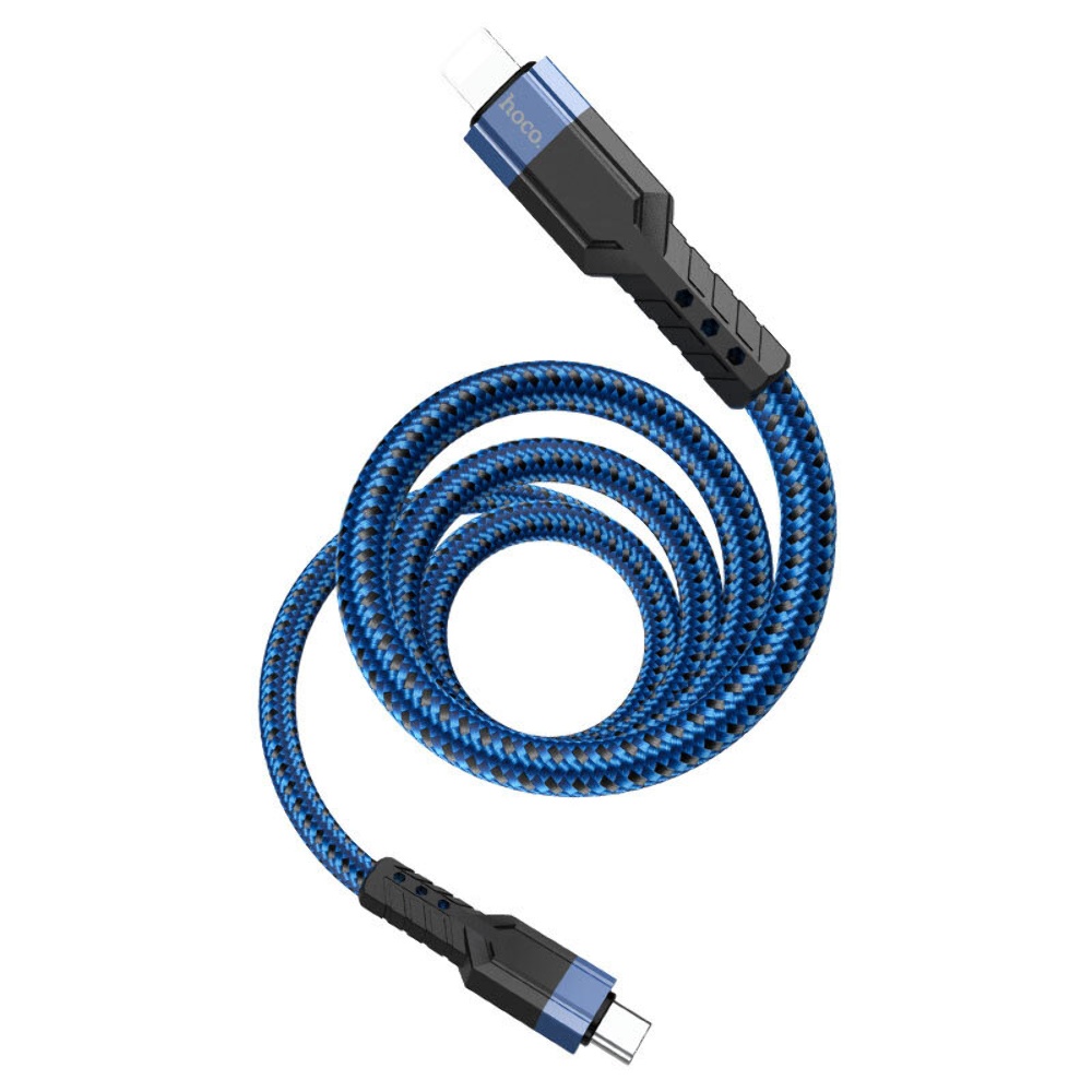 Кабель Hoco U110 Type-C to Lightning PD 1.2m blue