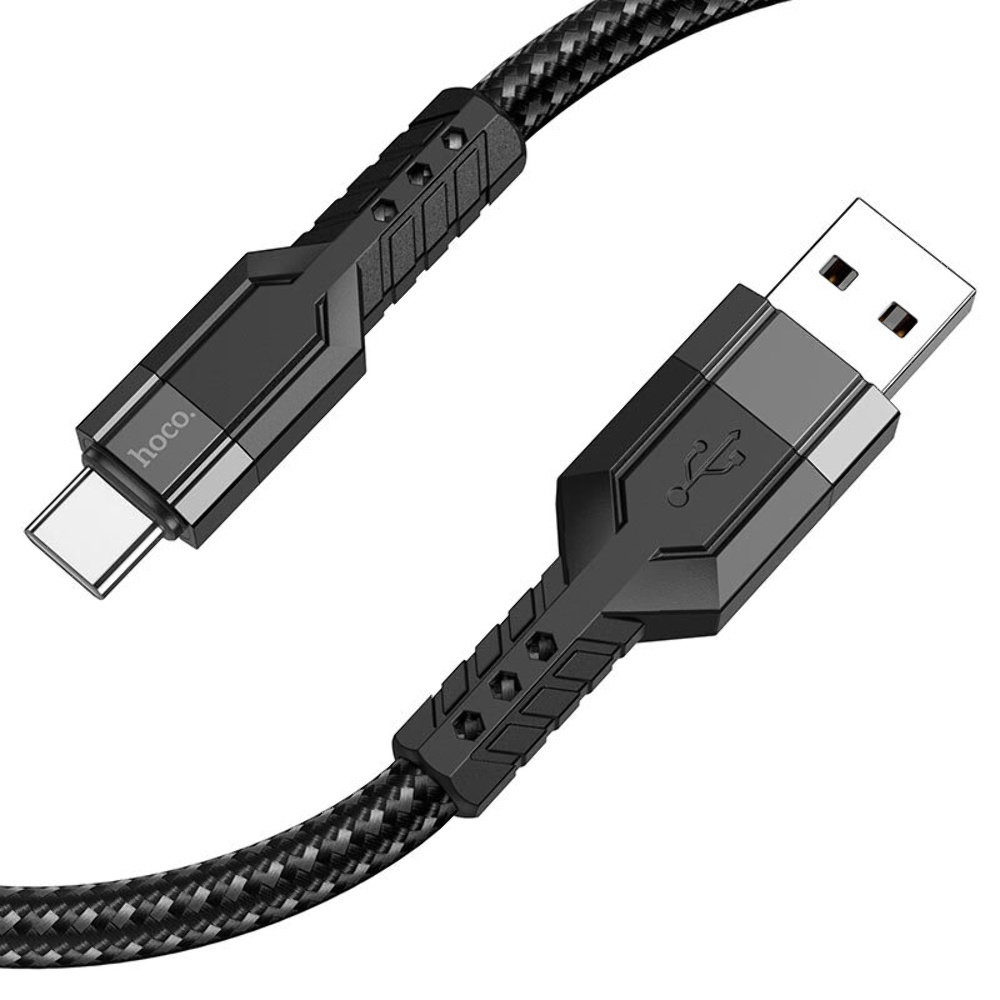 Кабель Hoco U110 USB to Type-C 1.2m black