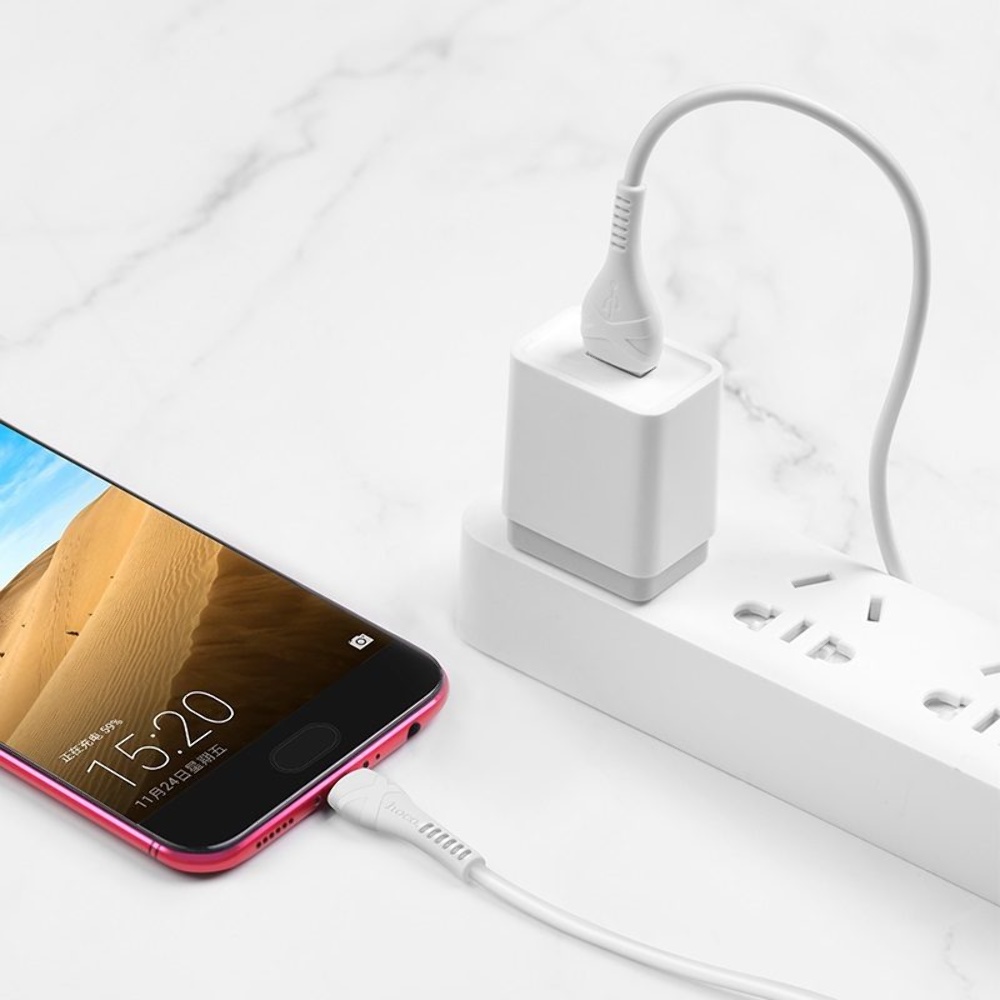 Кабель Hoco X37 USB to MicroUSB 1m white