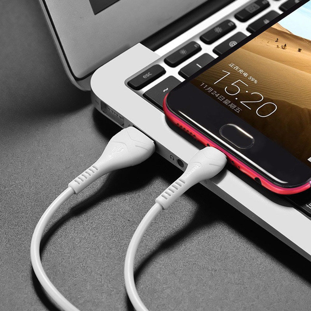 Кабель Hoco X37 USB to MicroUSB 1m white